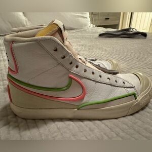 Nike Blazer '77 Mid Inifinite Watermelon Sneakers Womens 7.5 White DC1746-102